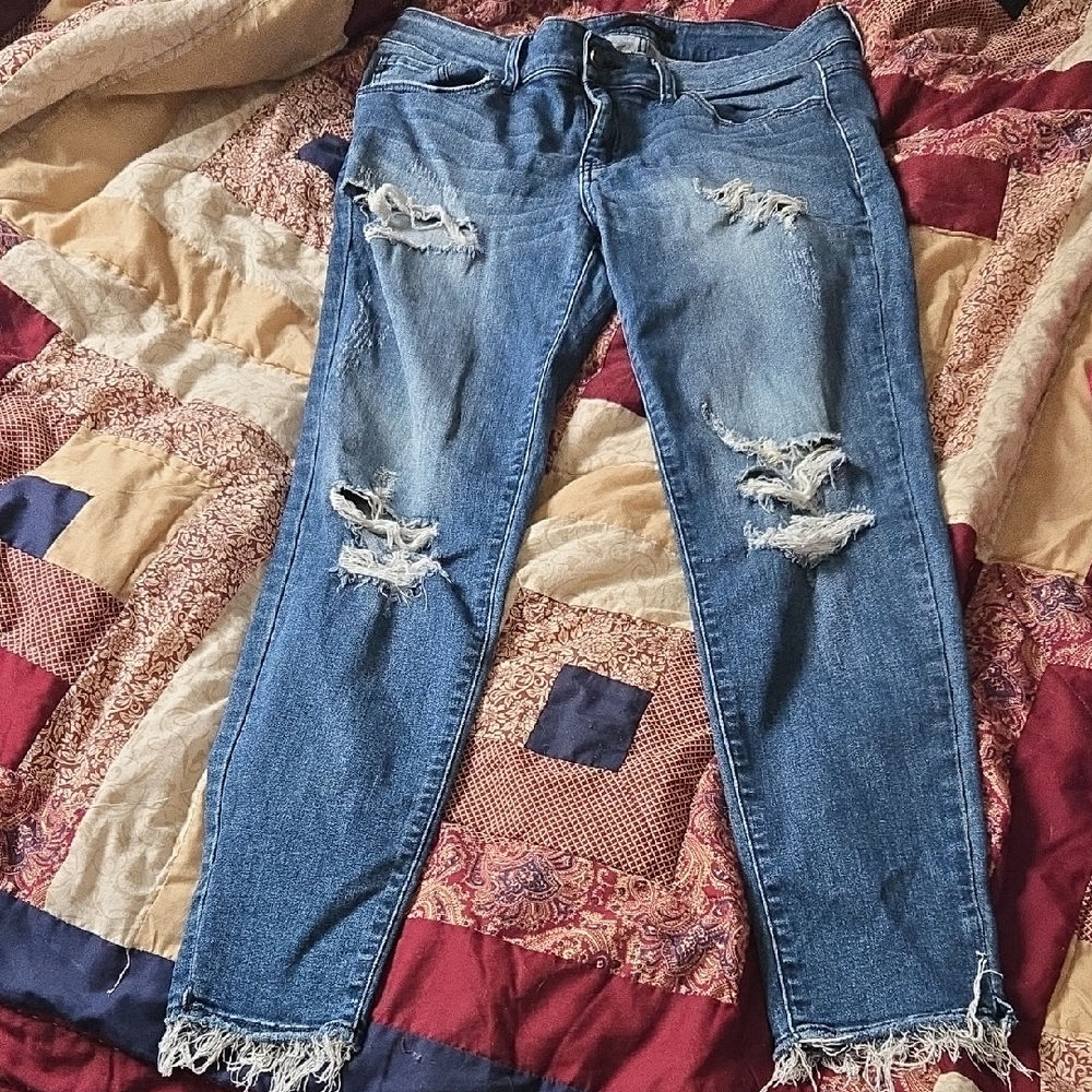 KanCan Ripped Blue Skinny Jeans